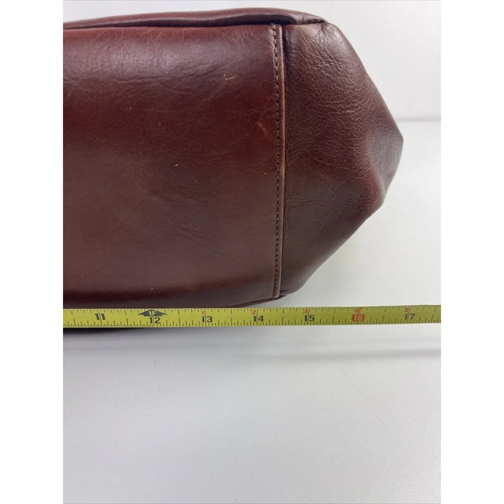 Fossil Vintage Canvas And‎ Leather Tote Bag Purse